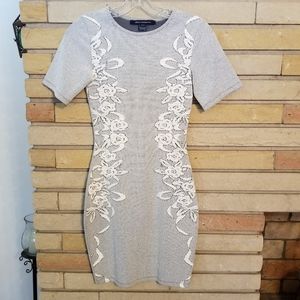 French Connection Black White  Dress Size 6